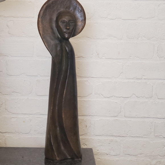 Guillaume Chaye "Madame Le Lune" Bronze Sculpture - Picture 7 of 16